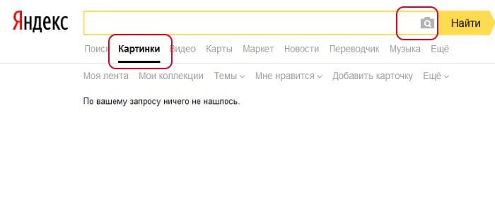 Yandex 이미지 검색