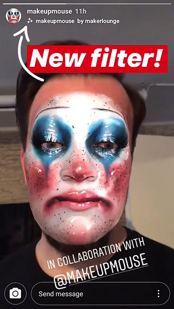Instagram Masks-Clown을 다운로드하는 방법