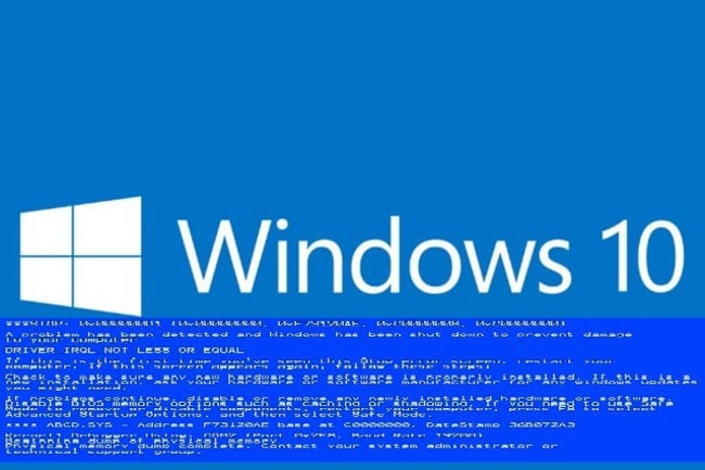 심각한 Windows 10 오류