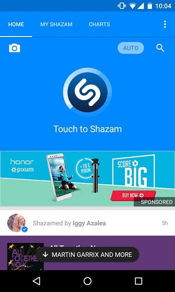Shazam 사용
