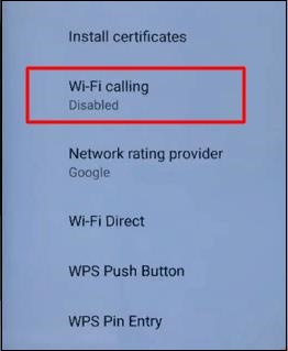 Wi-Fi 통화 종료