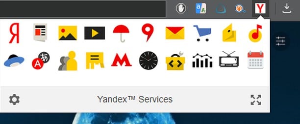 Yandex 서비스