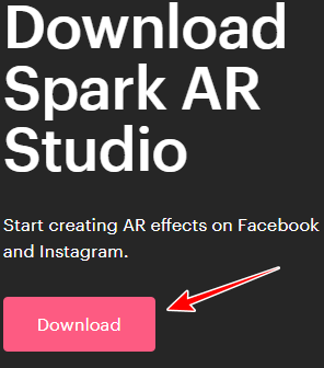 Spark AR Studio 다운로드