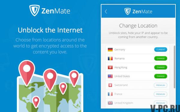 Chrome 용 ZenMate VPN
